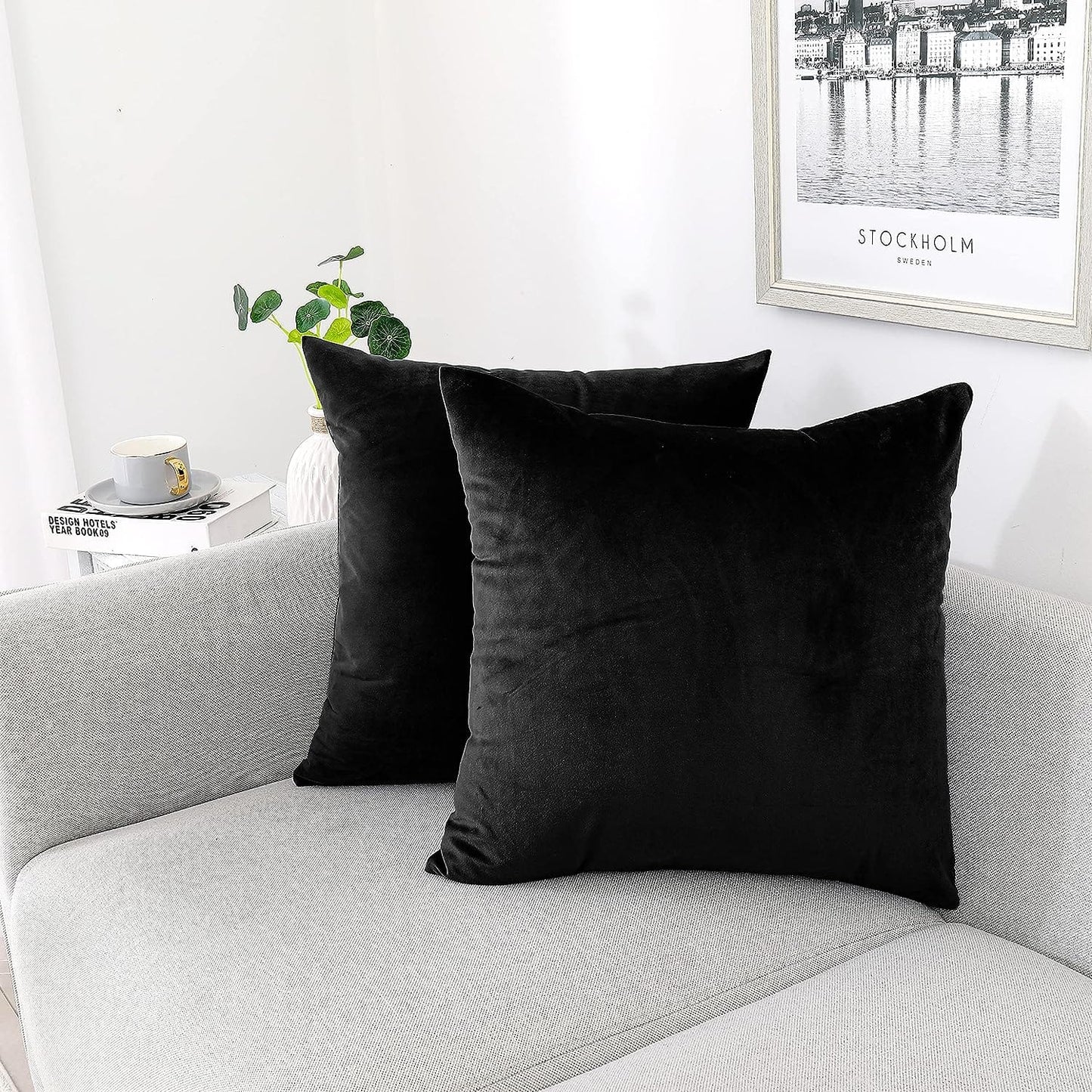 All Plain Velvet Cushion Covers