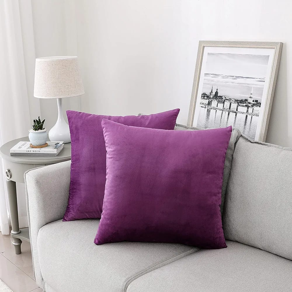 All Plain Velvet Cushion Covers