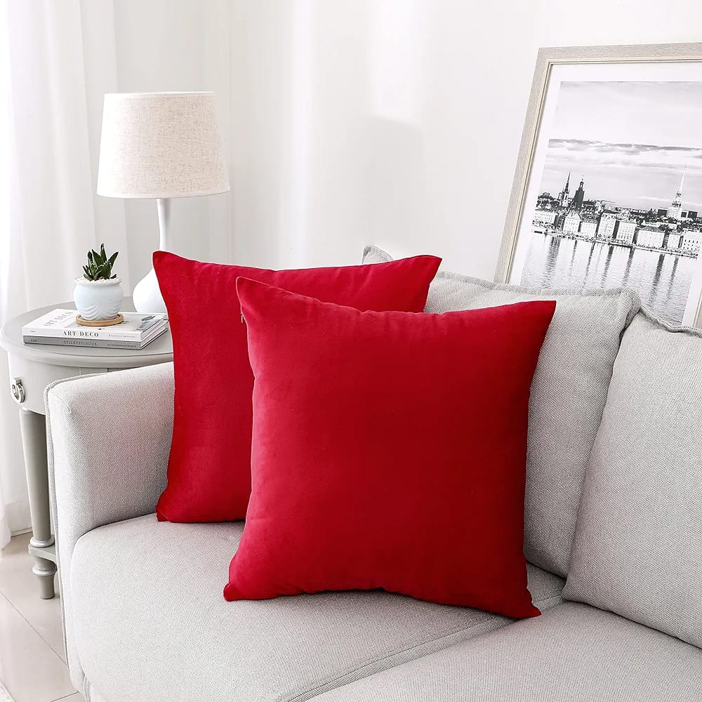 All Plain Velvet Cushion Covers